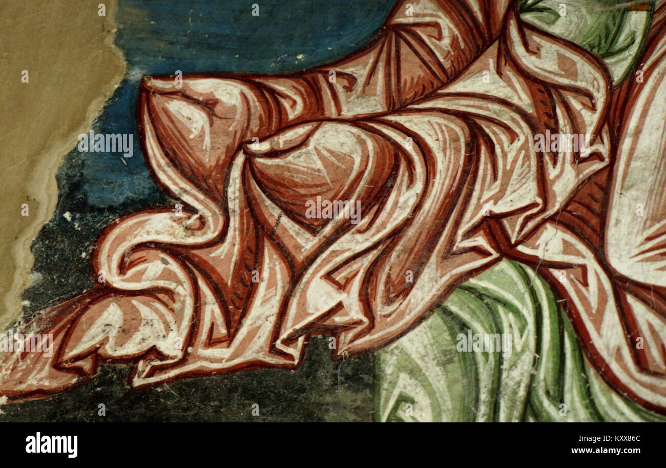 The frescos from St. Nicholas of Varos depict religious scenes and ...