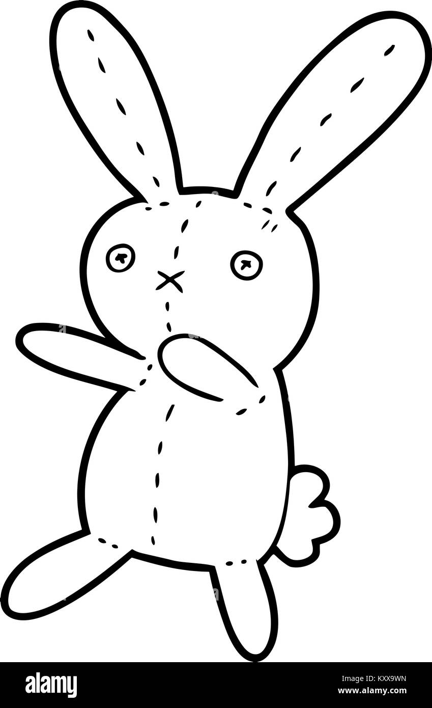 cartoon toy rabbit Stock Vector Image & Art Alamy