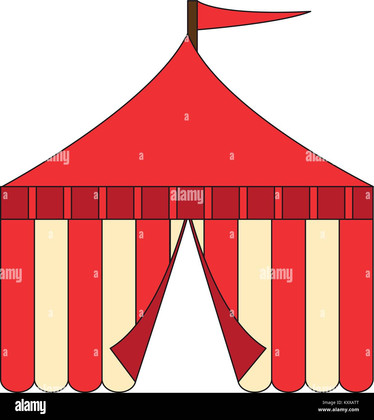 Isolated carnival tent Stock Vector Image & Art - Alamy
