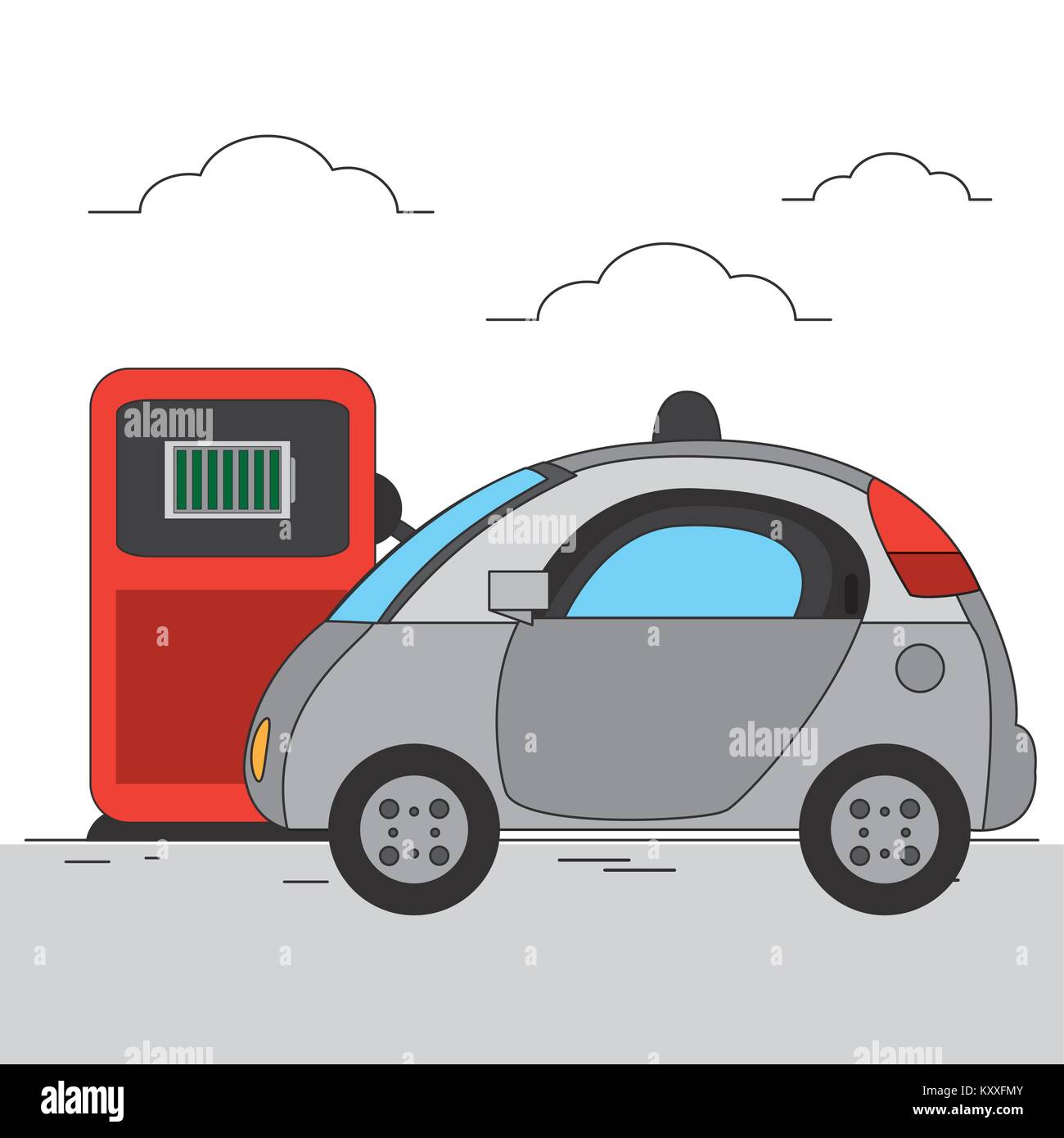Autonomus car design Stock Vector Image Art Circuit Diagram