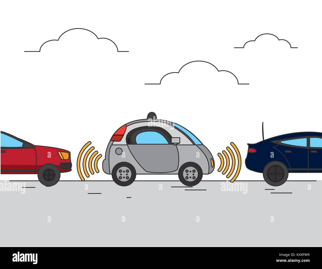 Autonomus car design Stock Vector Image & Art Circuit Diagram