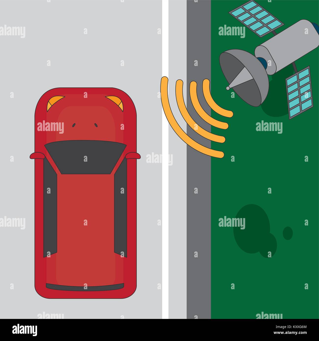 Autonomus car design Stock Vector Image Art Circuit Diagram