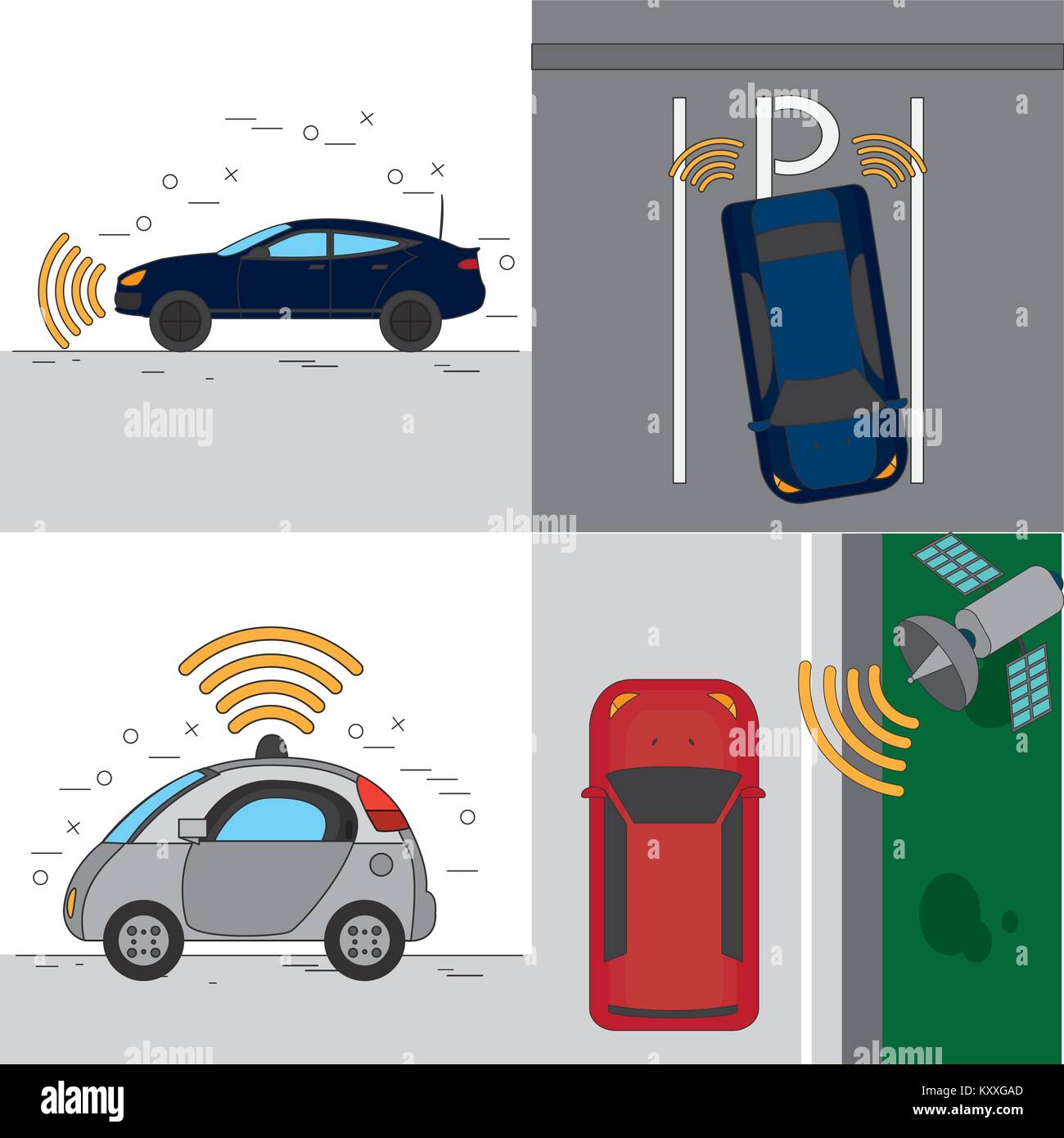 Autonomus car design Stock Vector Image & Art Circuit Diagram