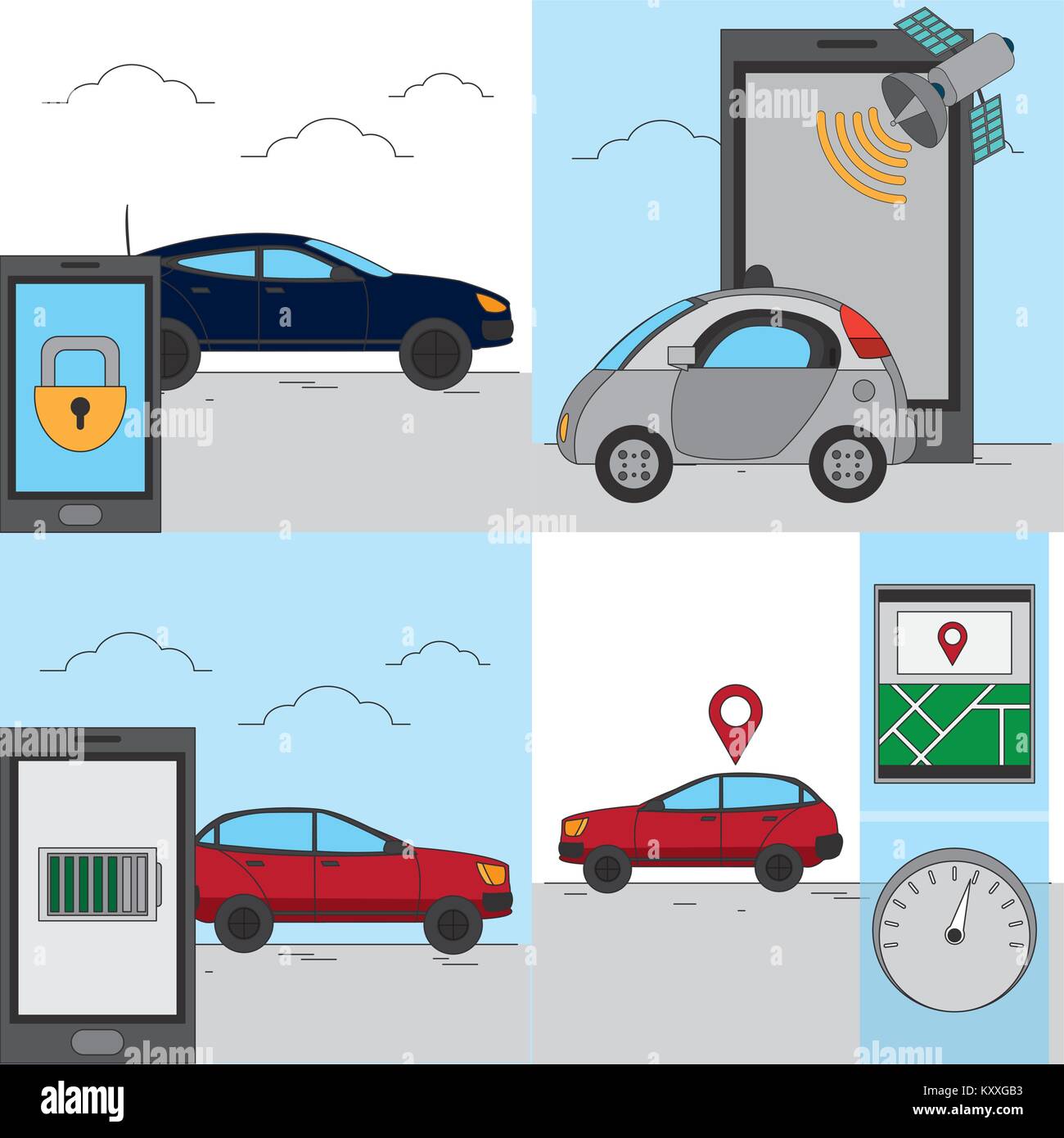 Autonomus car design Stock Vector Image & Art Circuit Diagram