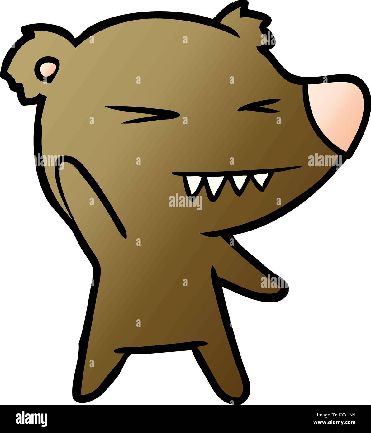 bear cartoon character Stock Vector Image & Art - Alamy