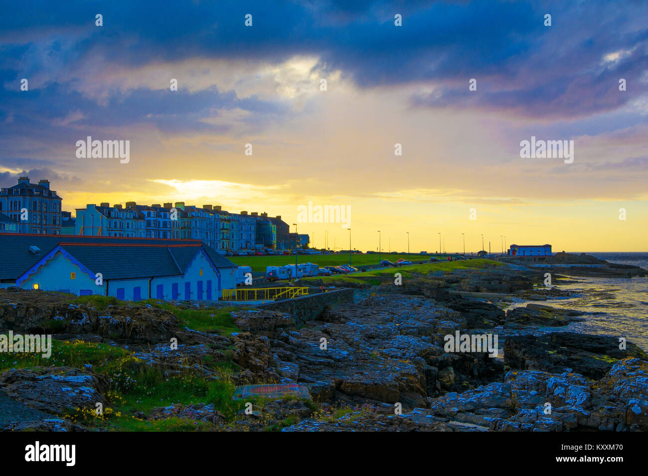 Lansdowne Crescent Portrush Stock Photo Alamy