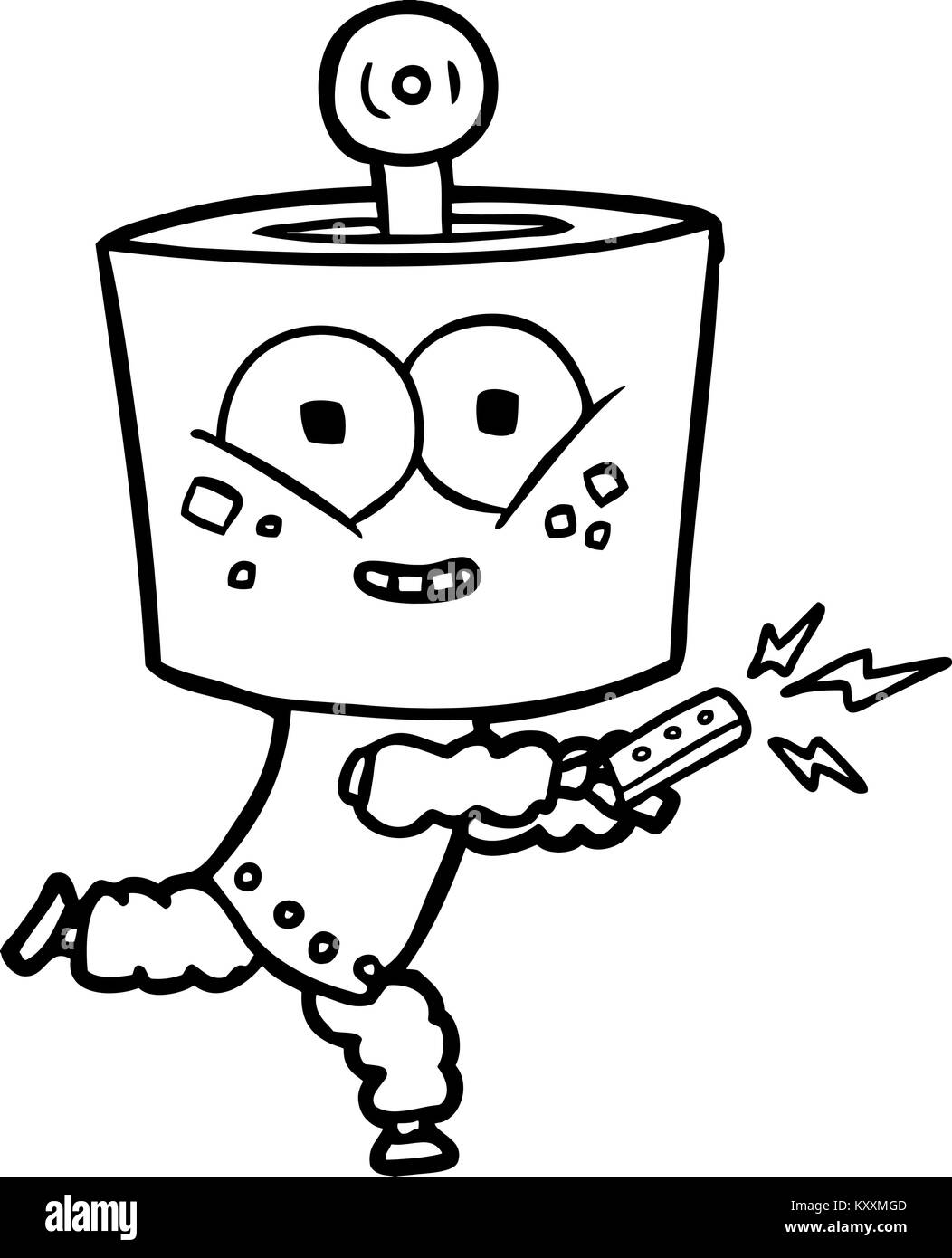 remote control robot cartoon