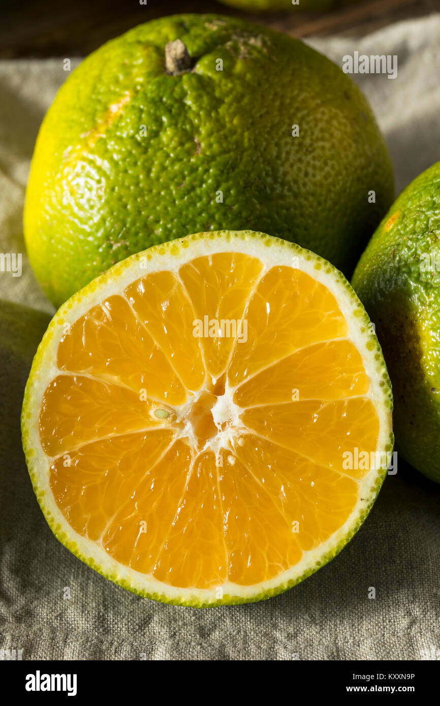 Raw Green Organic Ugli Fruit Ready to Eat Stock Photo Alamy