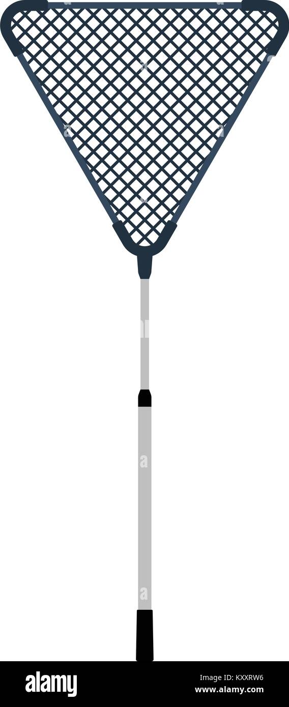 Icon of Fishing net . Flat color design. Vector illustration Stock ...