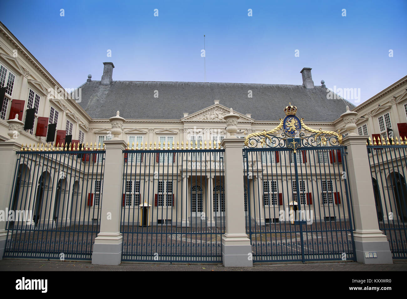 the-hague-the-netherlands-august-18-2015-on-the-gate-of-the