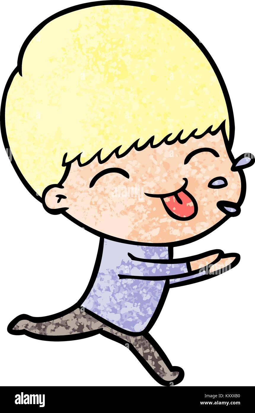 Boy joking Stock Vector Images - Alamy
