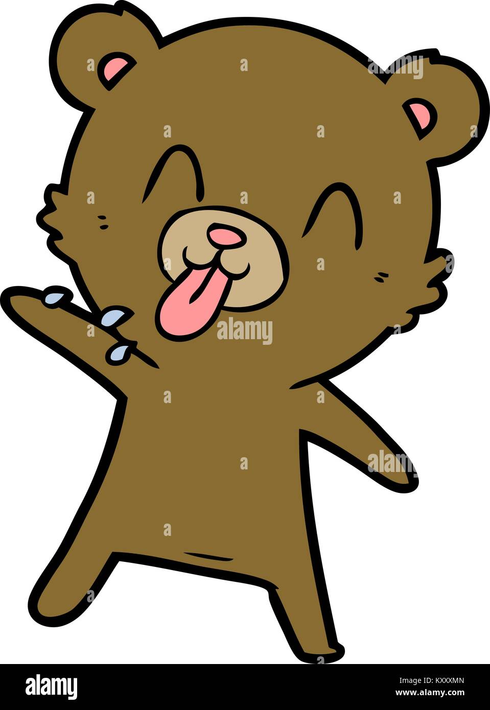bear cartoon character Stock Vector Image & Art - Alamy