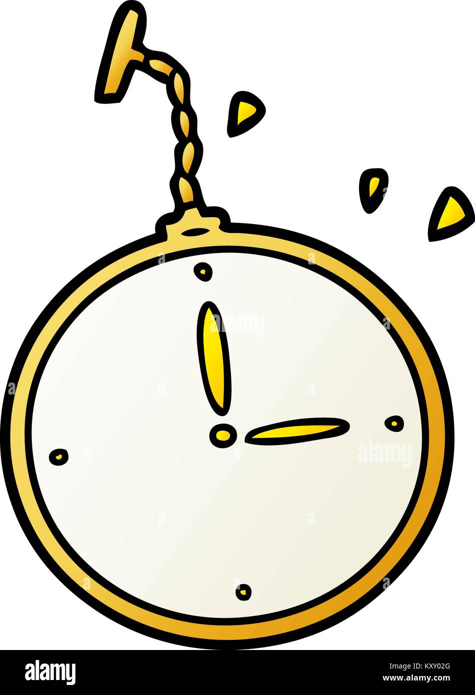 cartoon pocket watch Stock Vector Image & Art Alamy