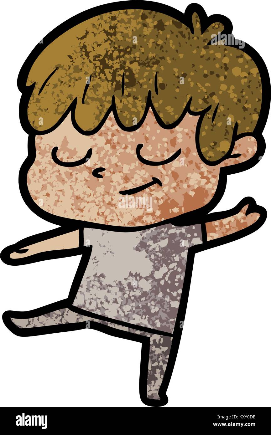 cartoon happy boy Stock Vector Image & Art - Alamy