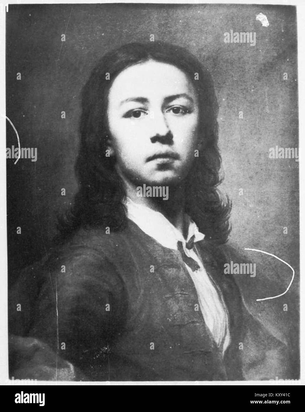 Old masters oil canvas Black and White Stock Photos & Images - Alamy