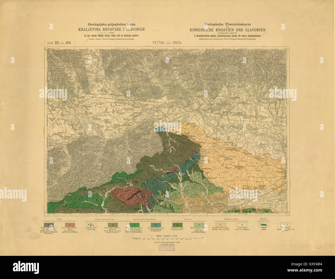 pregledna karta Geološka pregledna karta Ptuja in Vinice Stock Photo: 171470856  pregledna karta