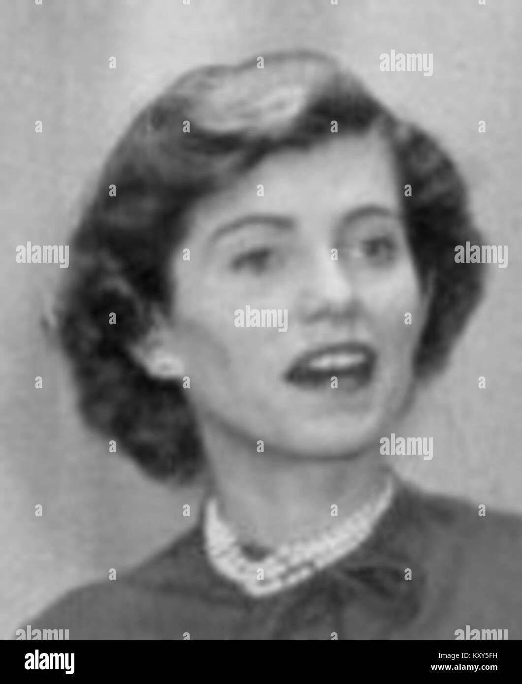 Eunice Kennedy Shriver (cropped Stock Photo Alamy