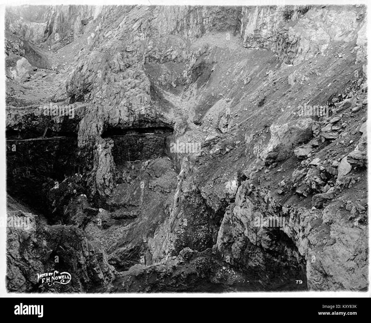 This image captures the Glory Hole in Alaska, a historic