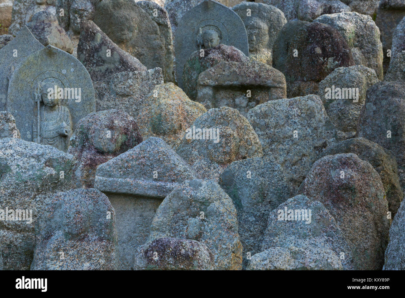 Headstones and grave markers in Kyoto, Japan Stock Photo Alamy