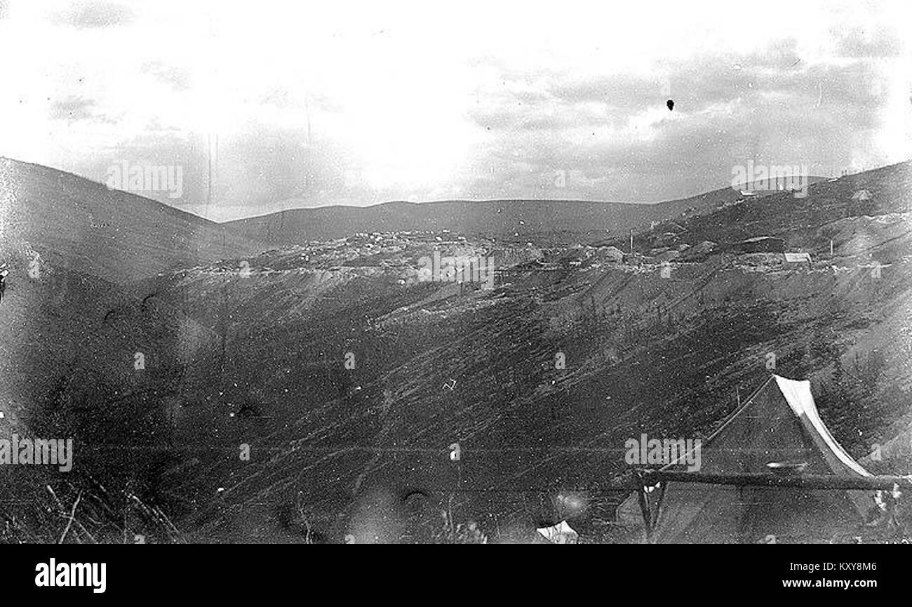 Gold Hill mining operations from Adams Hill, August 1899 (SARVANT 164) Stock Photo