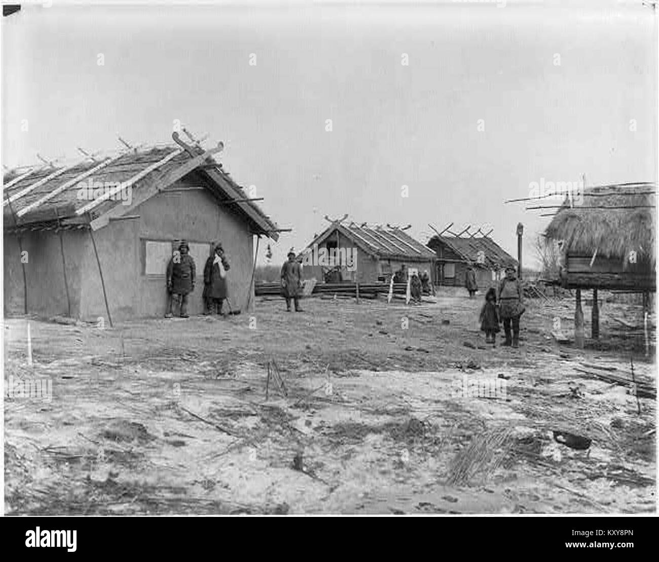 Siberian village russia Black and White Stock Photos & Images - Alamy
