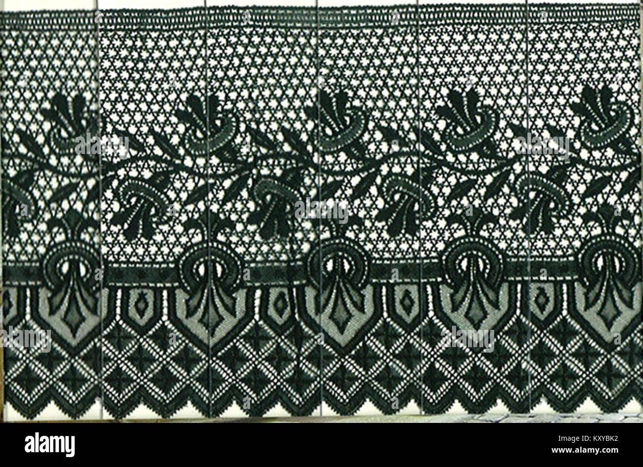 Guipure du Puy début du XIXe siècle Stock Photo