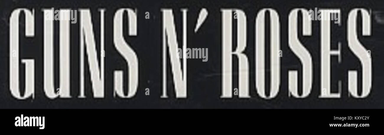 Guns N Roses Logo Stock Photo Alamy