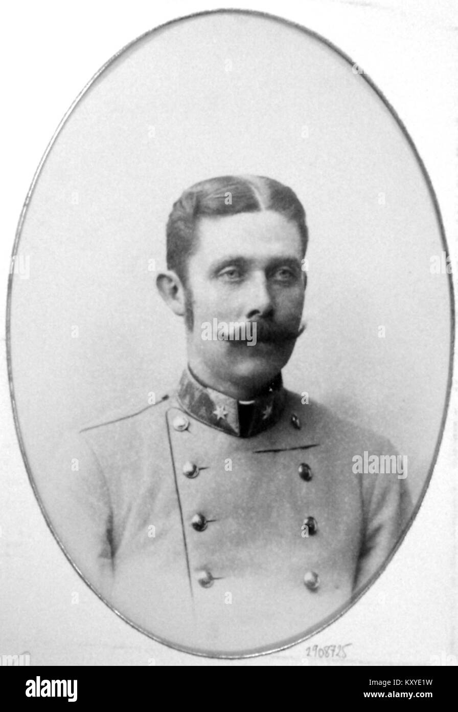 Erzherzog Franz Ferdinand von Österreich-Este Stock Photo