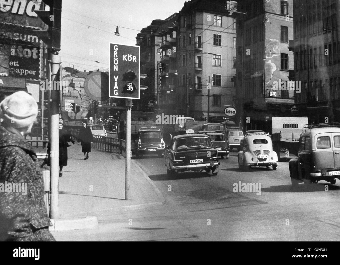 Götgatan mot norr 1958 Stock Photo