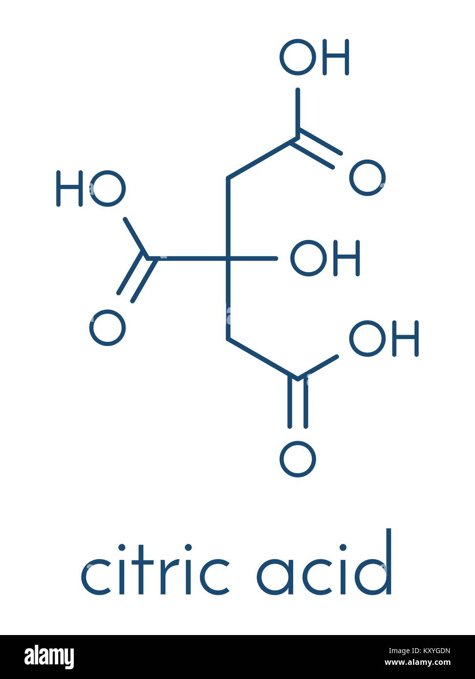 Citric Acid Molecule Common Fruit Acid Used As Food Additive And Stock Vector Image Art Alamy,Whiskey Sour Cocktail Recipe