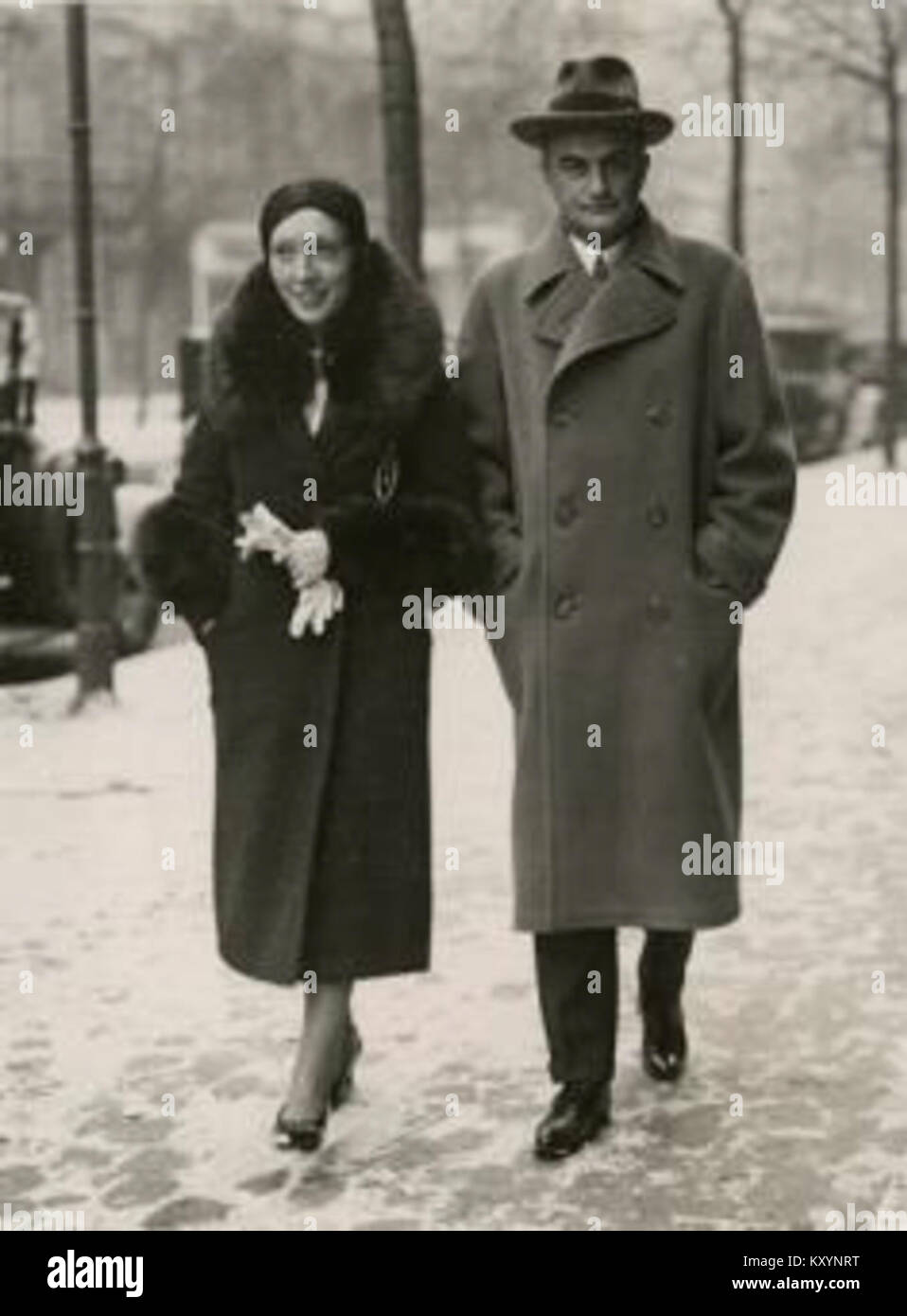 Hatvany Lajos és felesége Stock Photo Alamy