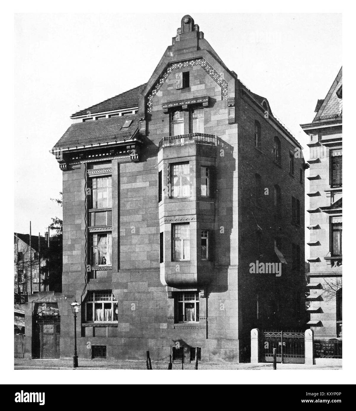 Haus Albert Pfleiderer an der Innsbrucker Straße 29 in Heilbronn Stock Photo