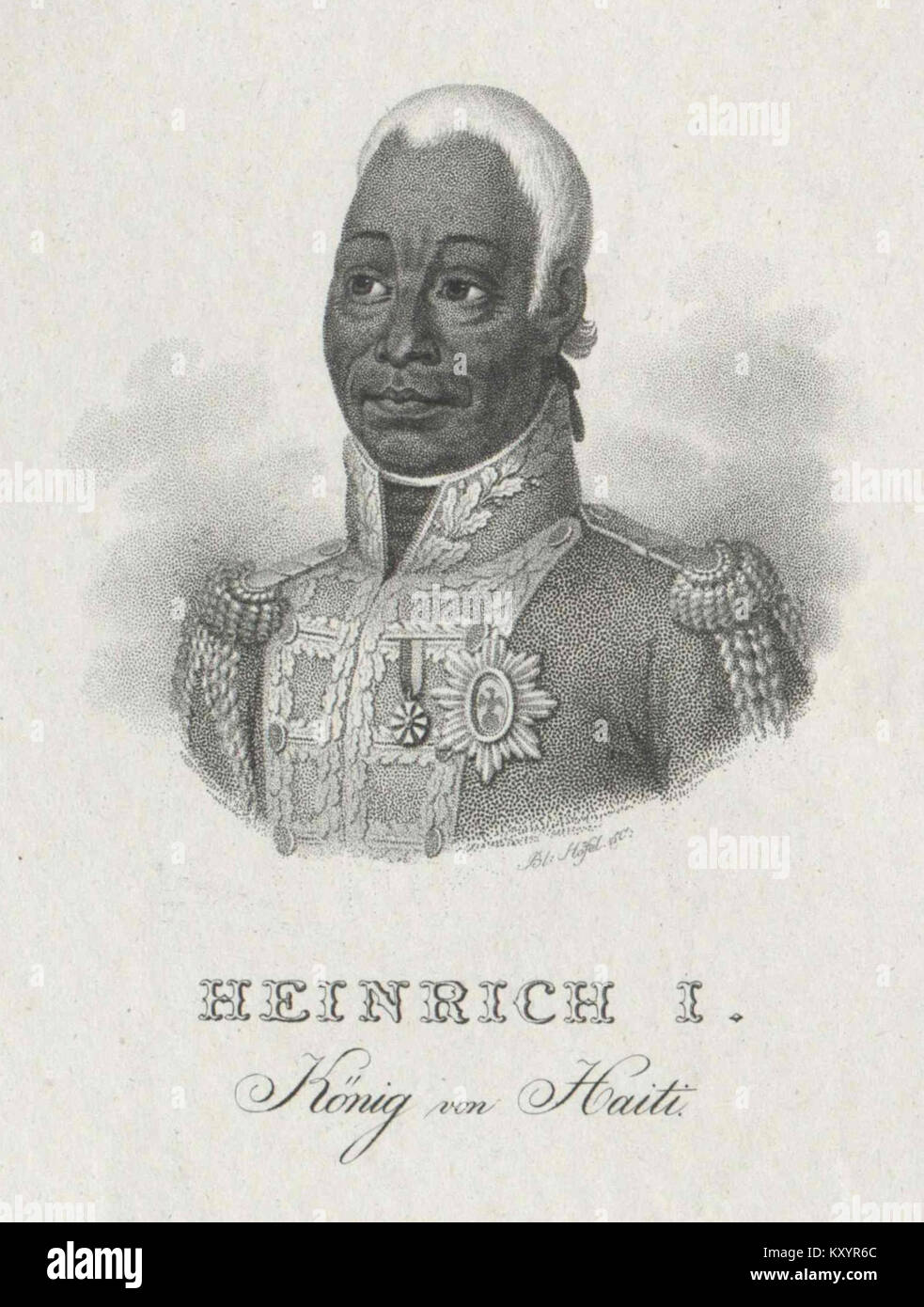 Heinrich I König von Haiti Stock Photo Alamy