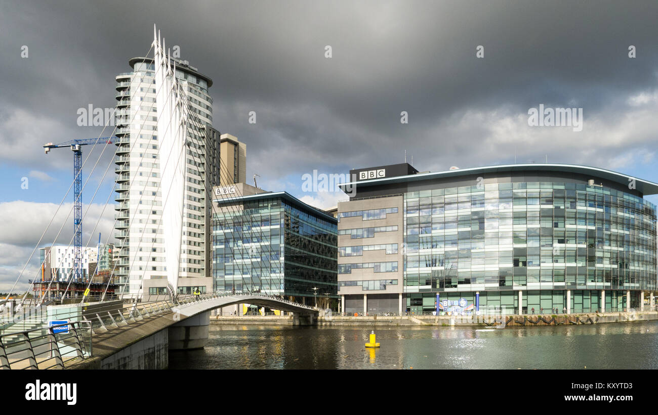 Media City, Salford Quays, Manchester Stock Photo Alamy