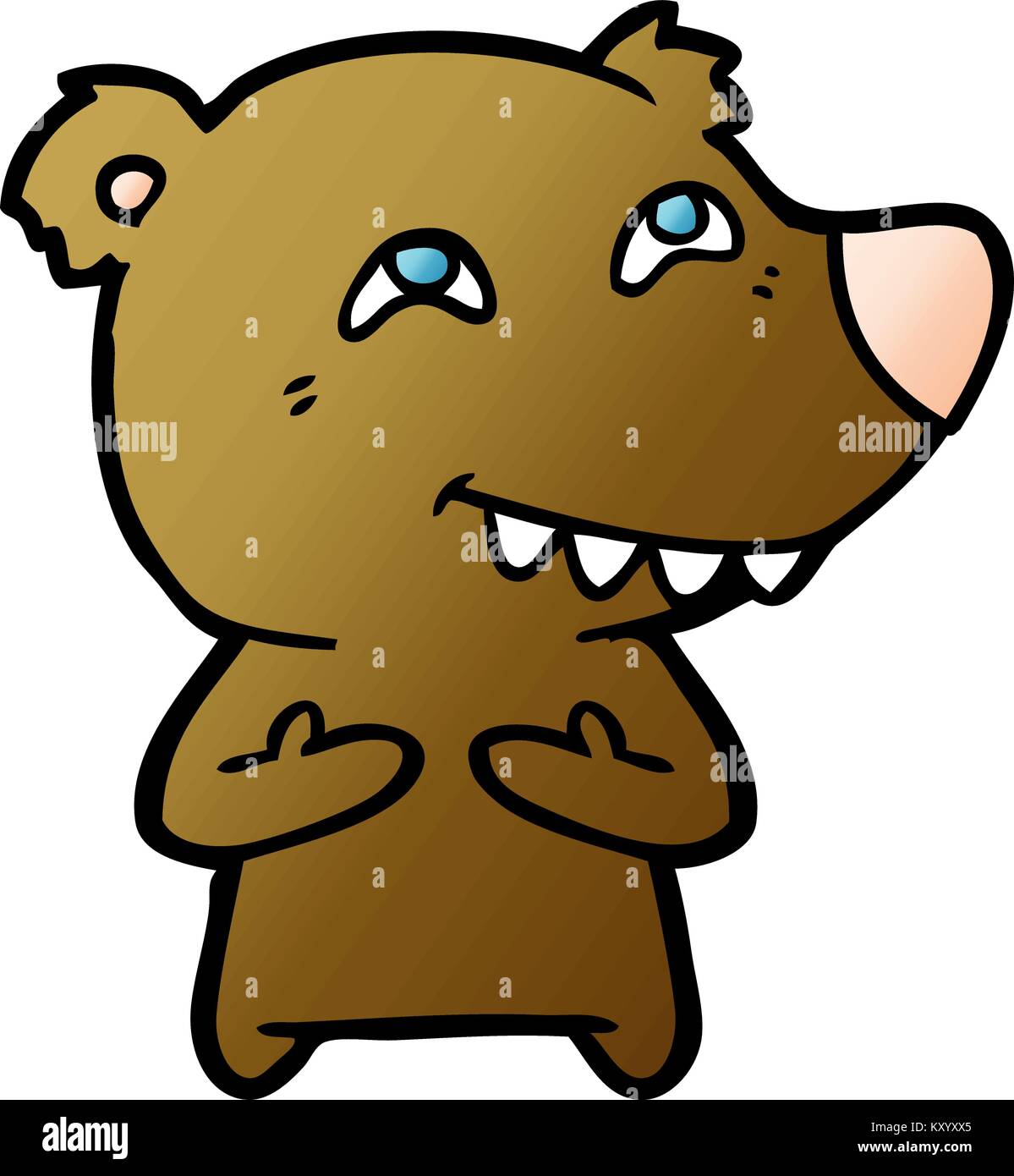 bear cartoon character Stock Vector Image & Art - Alamy