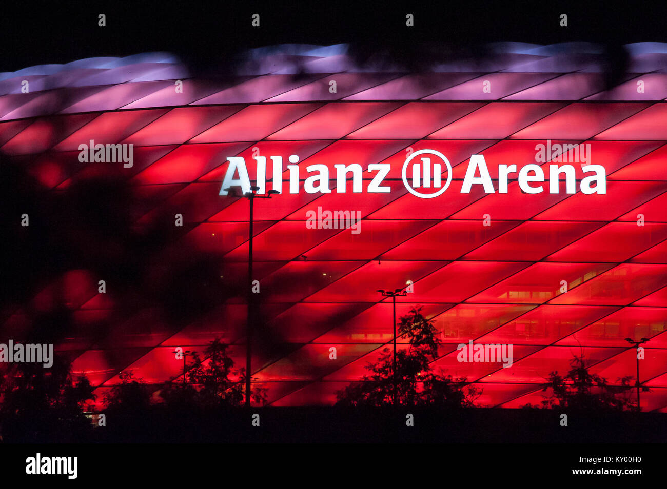Allianz Arena, home FC Bayern Munchen football team. Munich, Bavaria, Germany. 8 August 2016 © Wojciech Strozyk / Alamy Stock Photo Stock Photo