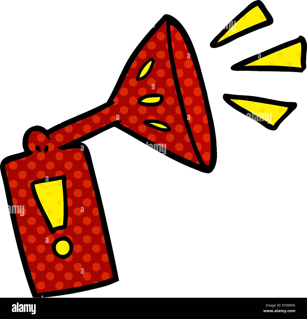 cartoon air horn Stock Vector Image & Art Alamy