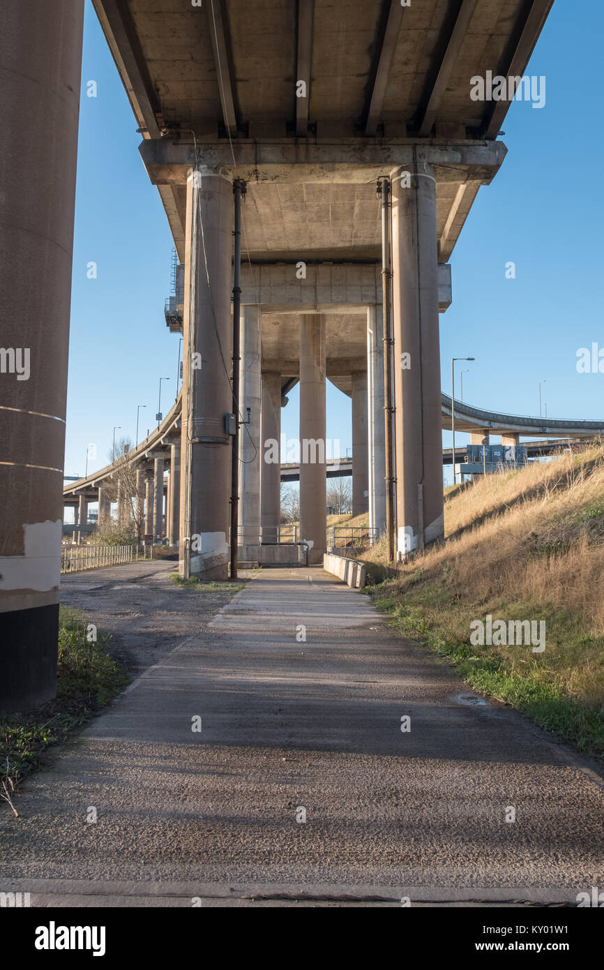 Spaghetti Junction A38(M) Birmingham Ring Road Concrete Gravelly Hil