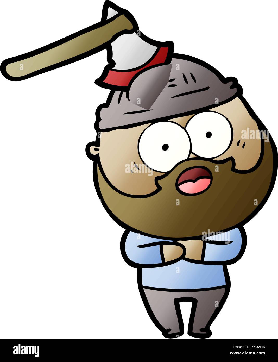 Cartoon Man Axe High Resolution Stock Photography and Images Alamy