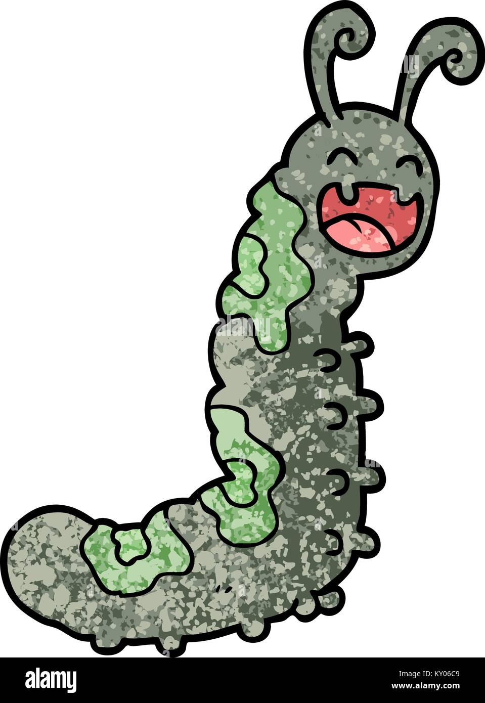 funny cartoon caterpillar Stock Vector Image & Art - Alamy