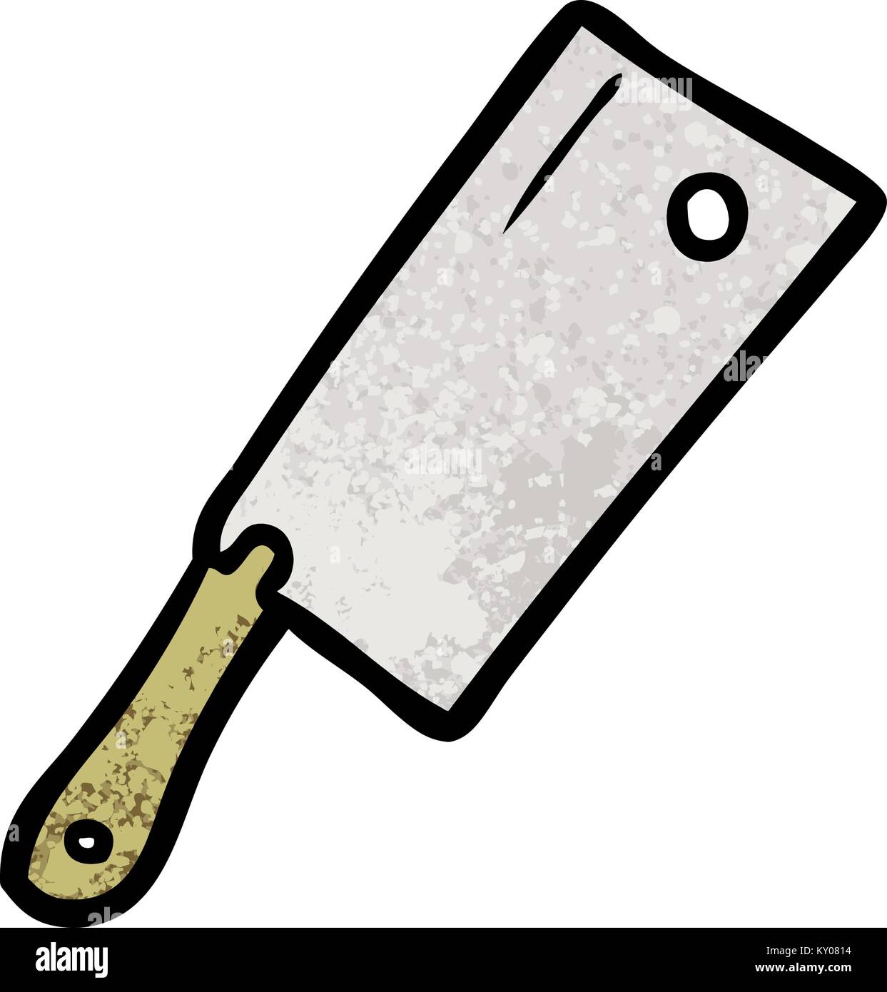cartoon meat cleaver Stock Vector Image & Art Alamy