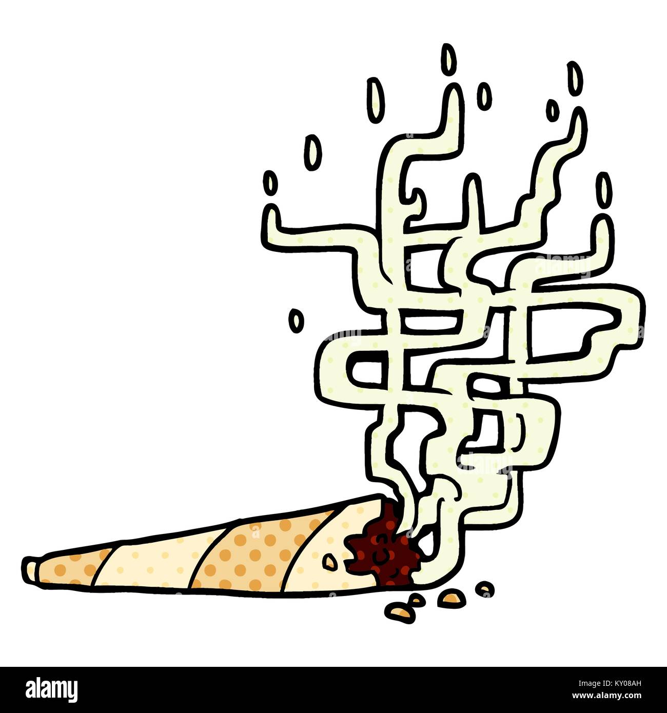 cartoon marijuana joint Stock Vector Image & Art - Alamy