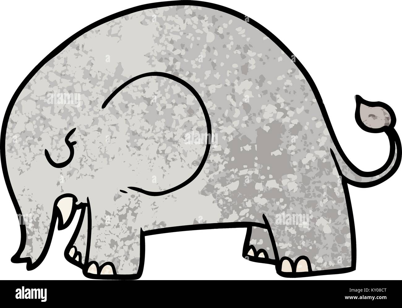 cute cartoon elephant Stock Vector Image & Art - Alamy