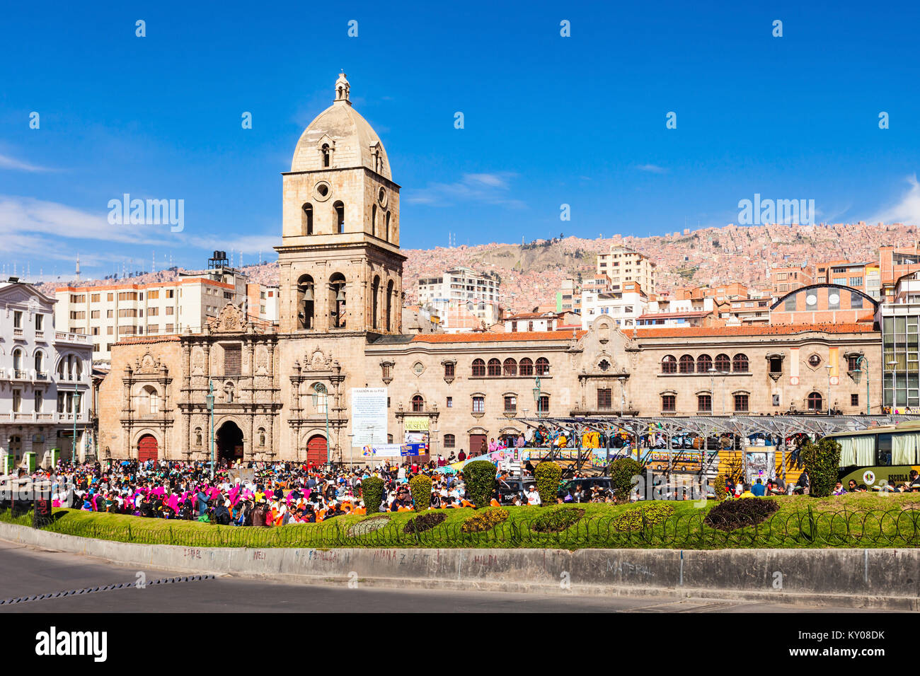Basilica san francisco la paz hi-res stock photography and images - Alamy