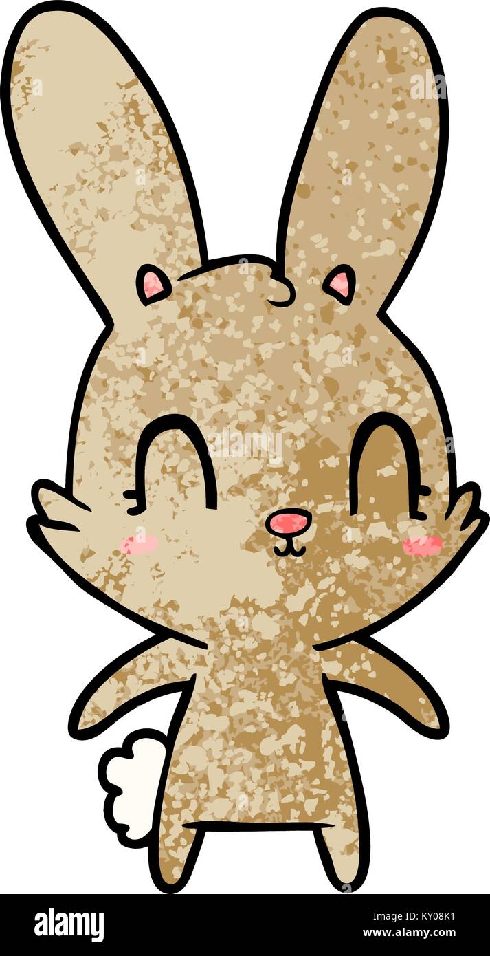 cute cartoon rabbit Stock Vector Image & Art - Alamy
