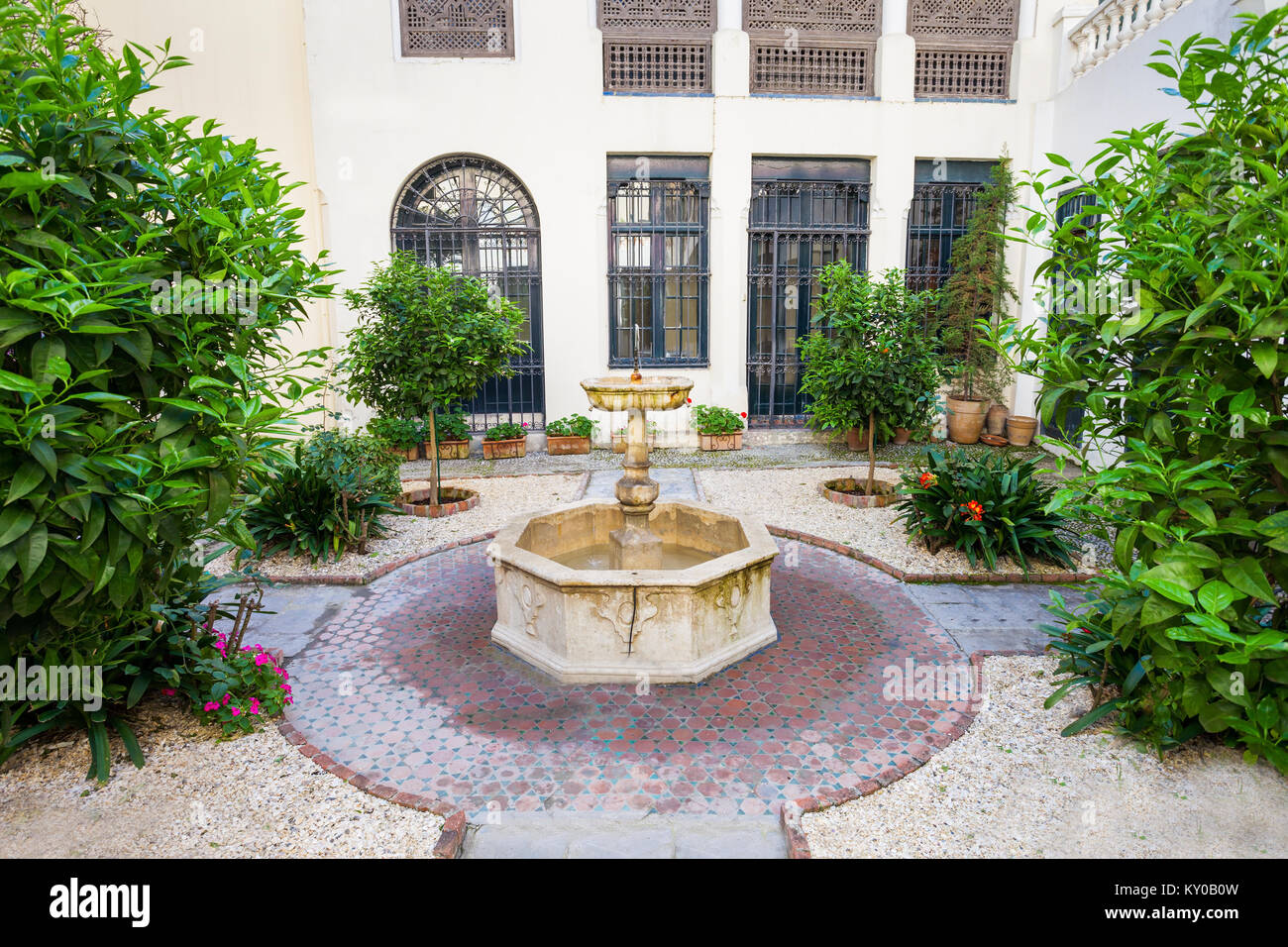 TANGIER, MOROCCO - MARCH 02, 2016: Tangier American Legation Institute for Moroccan Studies is a cultural center, museum and a research library. Tangi Stock Photo