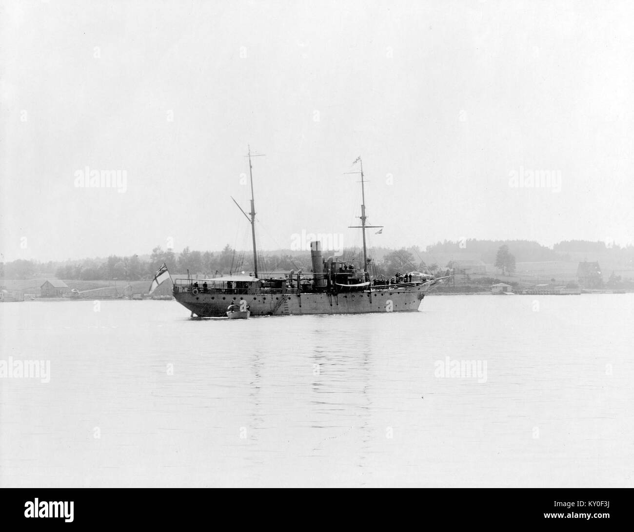 HMCS Stadacona, a Canadian naval base in Vancouver, played a key role in the Royal Canadian Navy's operations during its service, especially in the 20th century. Stock Photo