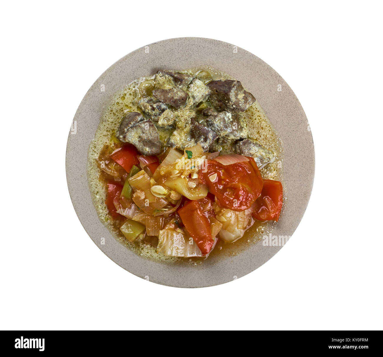 Egyptian Style Beef Liver , cljse up Stock Photo Alamy