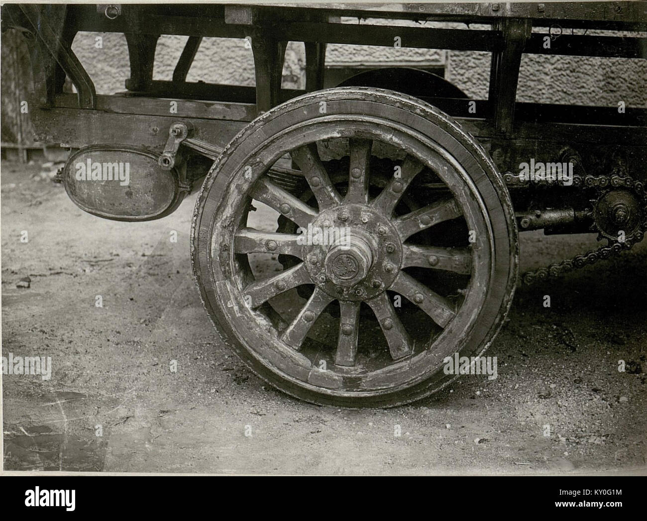 Gallery Detail: A Holzeisenrad Wooden Wheel In Trient Italy Showing Historical