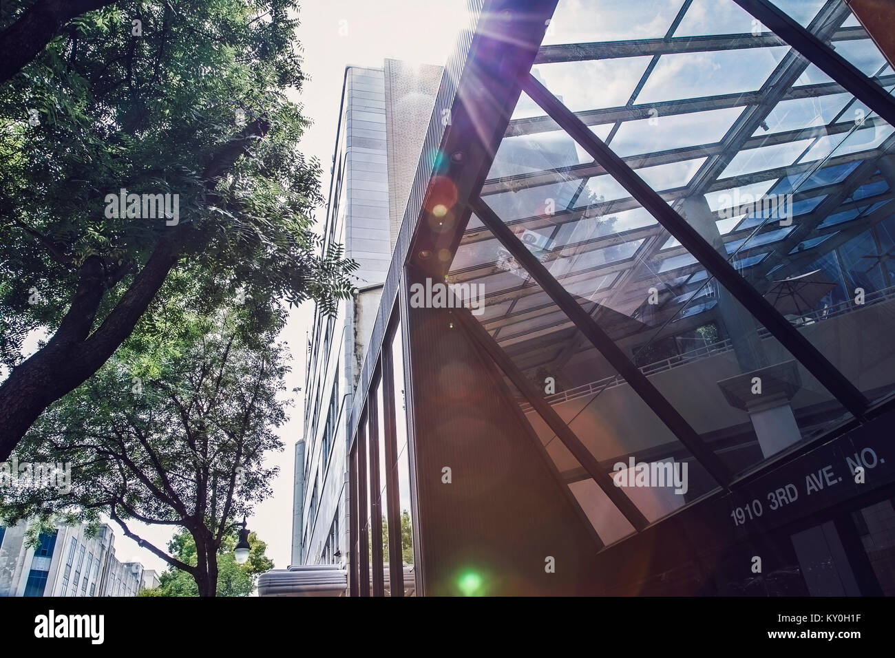 Street Lens Flare Stock Photo Alamy